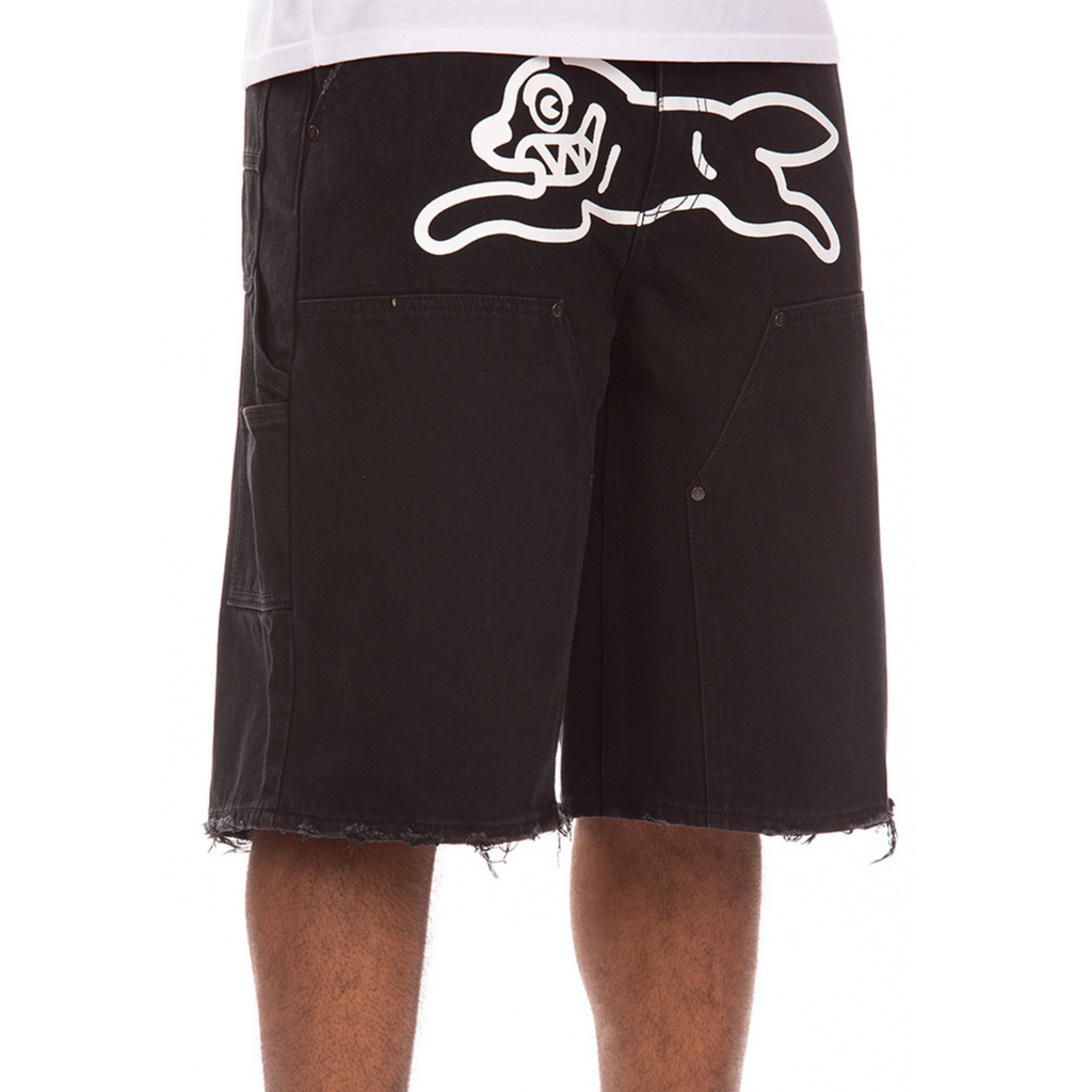 Icecream "Angelo" Jean Shorts (Black Caramel)