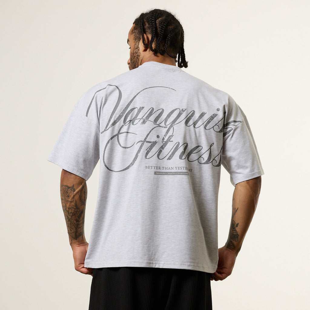Vanquish x JBeast Grey Oversized Boxy T Shirt