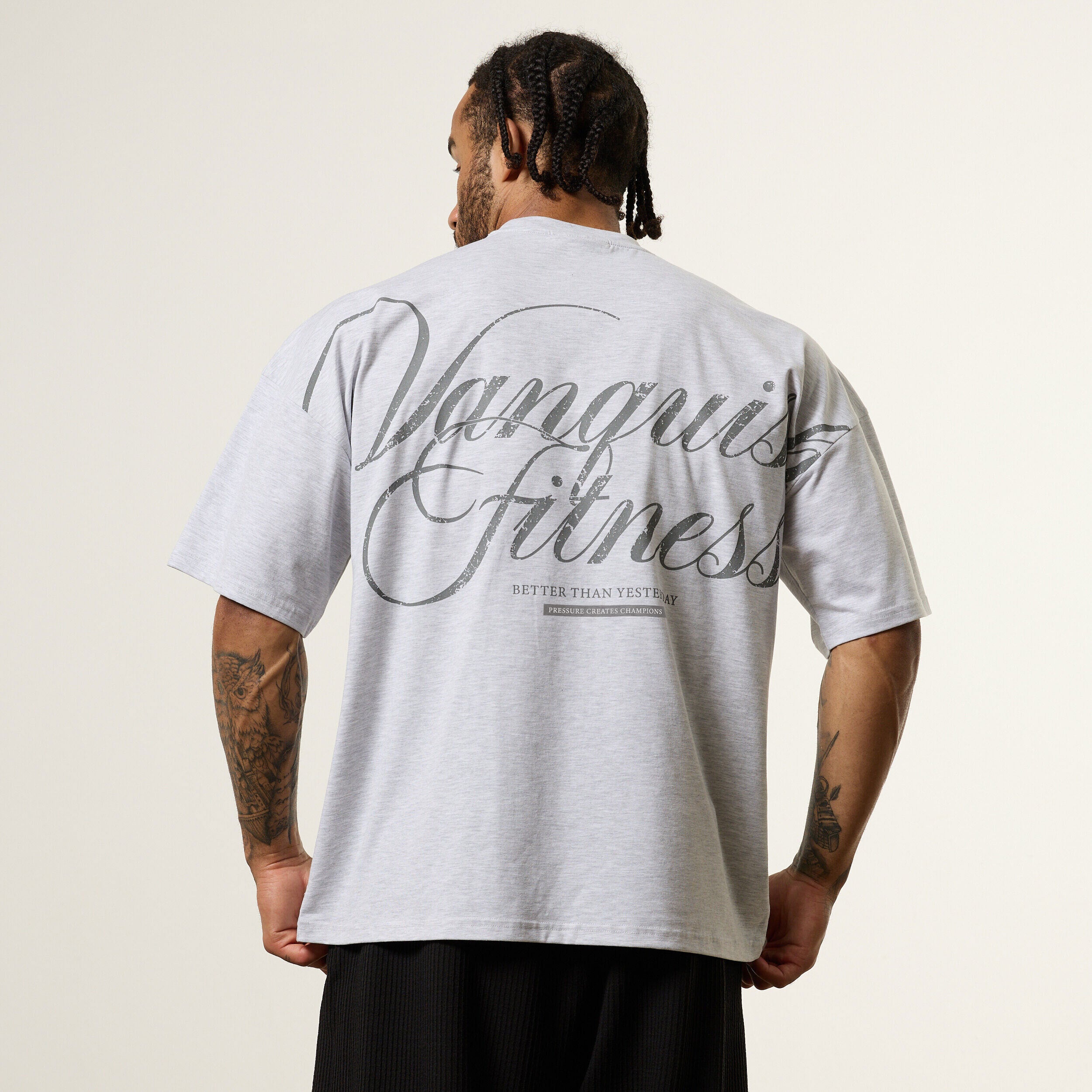 Vanquish x JBeast Grey Oversized Boxy T Shirt