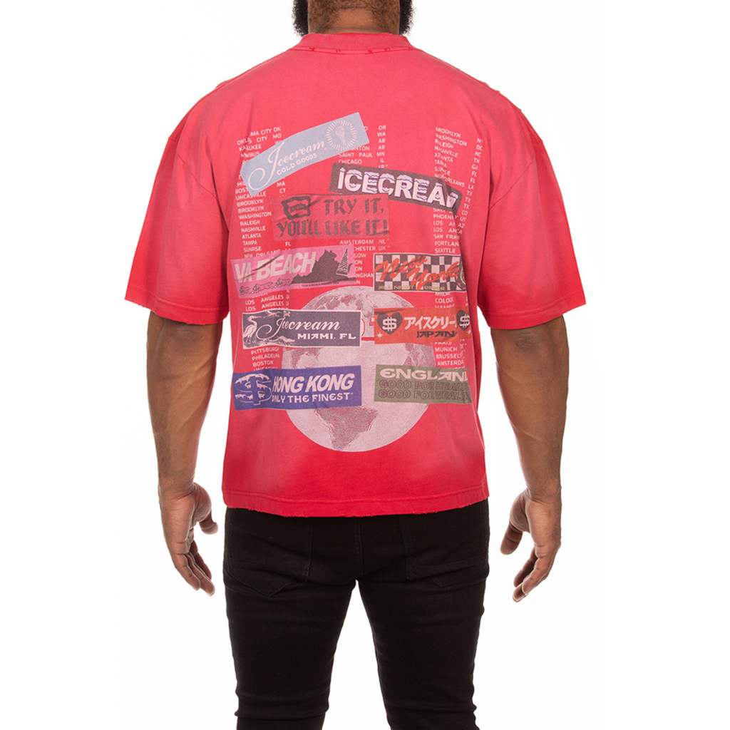 Icecream "Bumper" SS Knit Tee (Salsa)