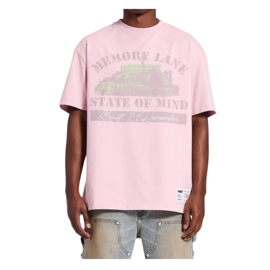 Memory Lane "Isolated Minds" Tee (Soft Pink)