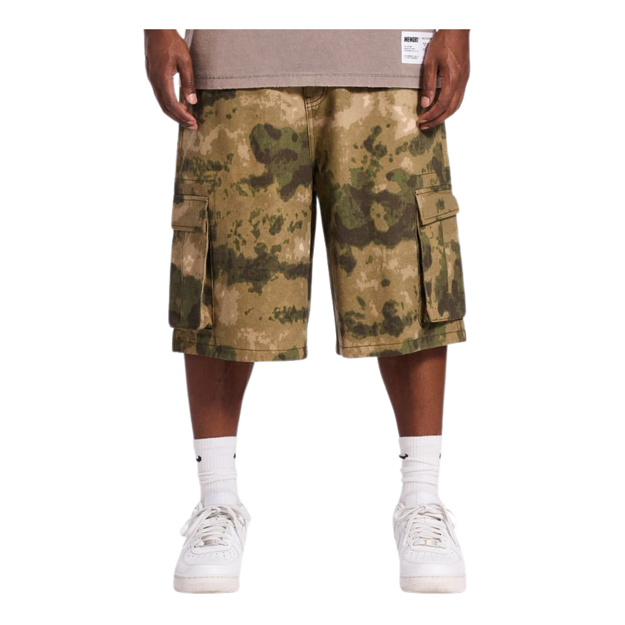 Memory Lane "Graffiti Camo" Cargo Shorts