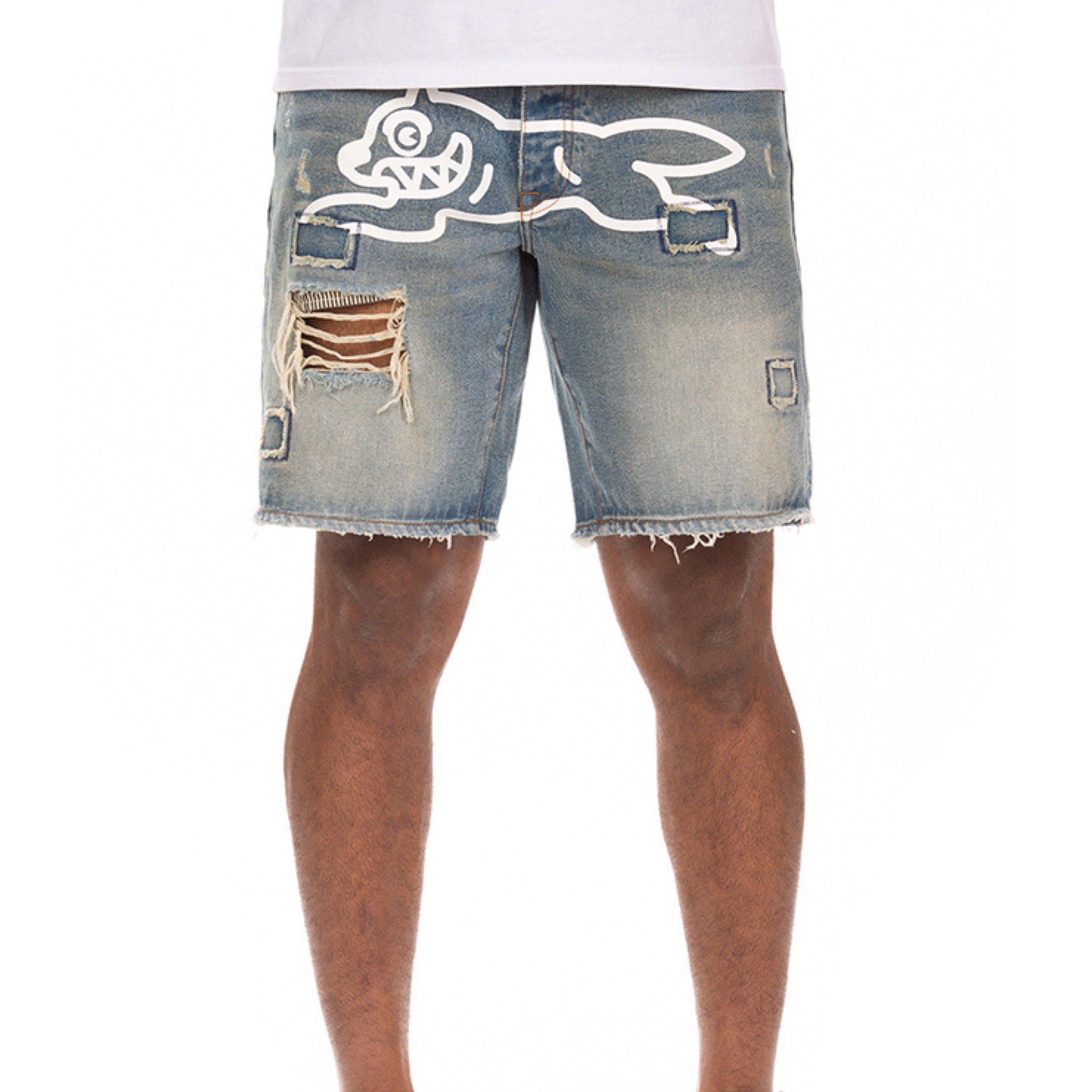 Icecream "Returner" Jean Shorts (Chocolate chip)