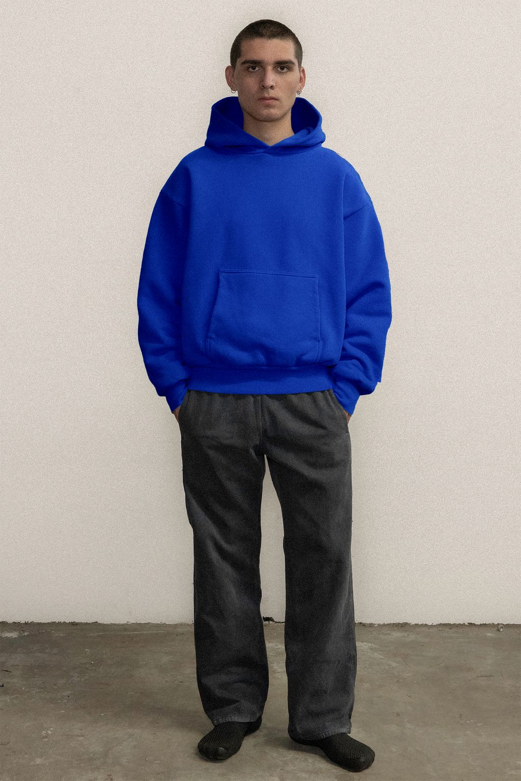 2020 Vision Double Layered Hoodie Blue