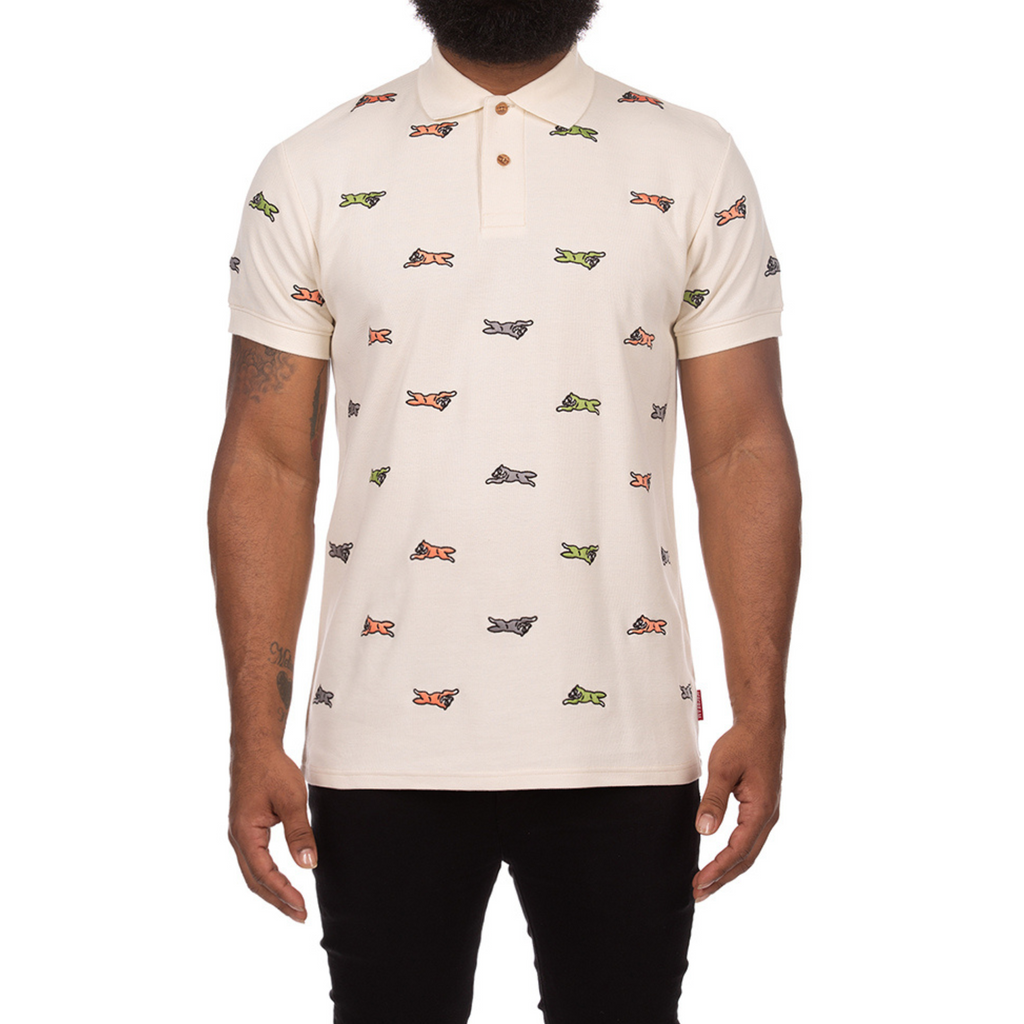 Icecream Cyan S/S Polo (Antique White)