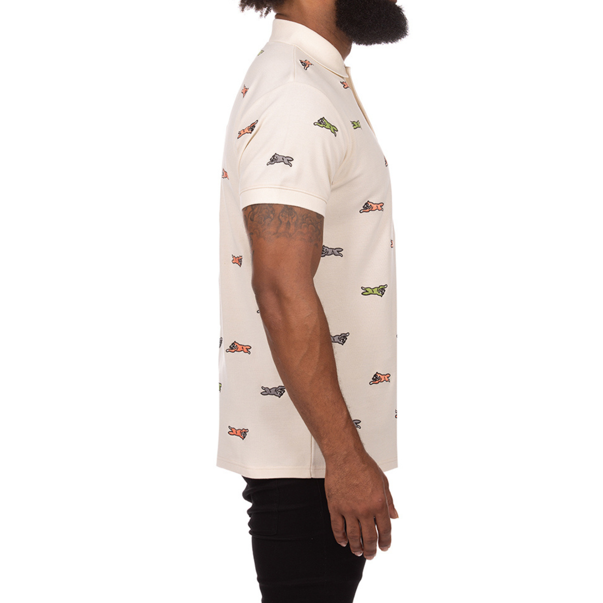 Icecream Cyan S/S Polo (Antique White)