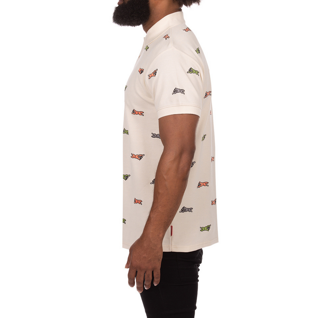 Icecream Cyan S/S Polo (Antique White)