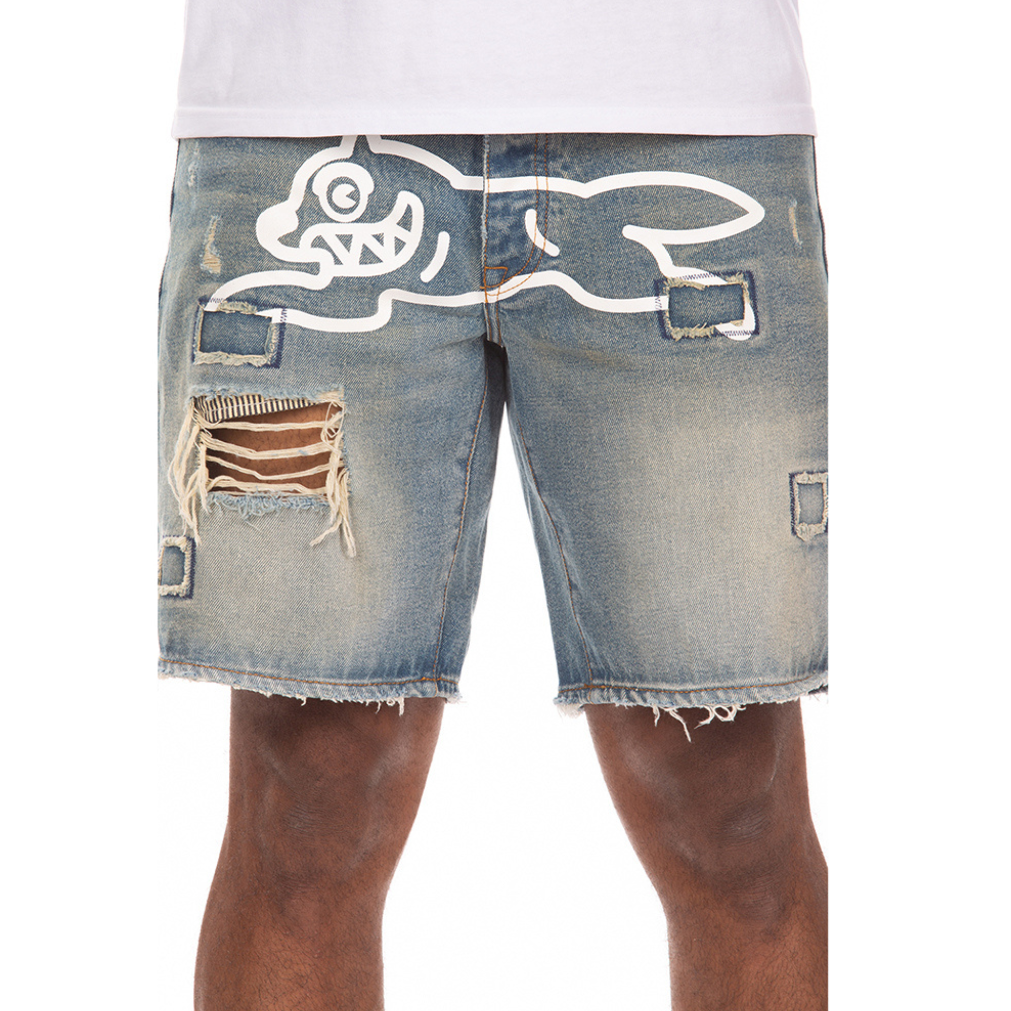 Icecream "Returner" Jean Shorts (Chocolate chip)