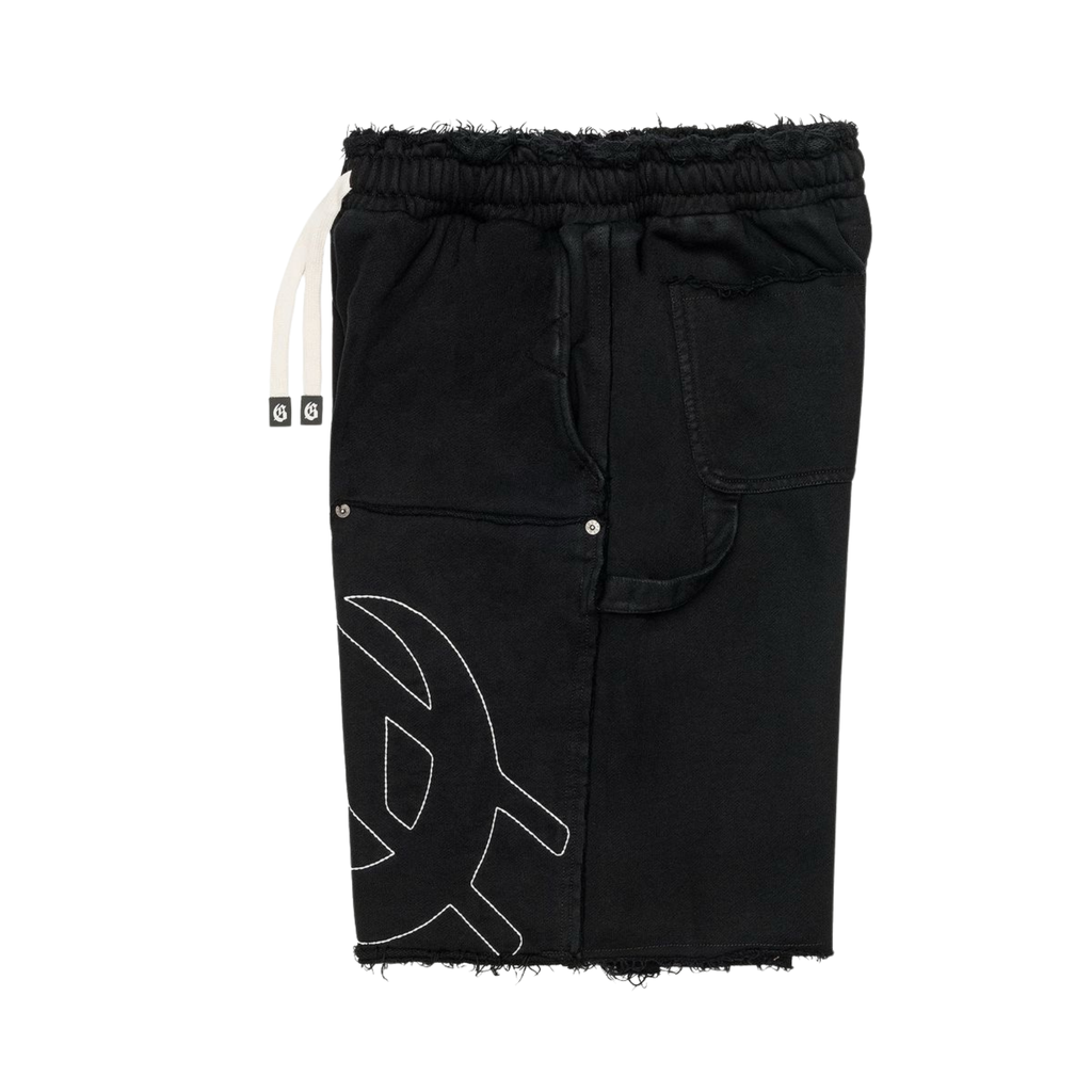 Godspeed "Carpenter" Distressed Shorts (Black)