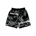 Mixed Emotion "Graffiti" Shorts (Black)