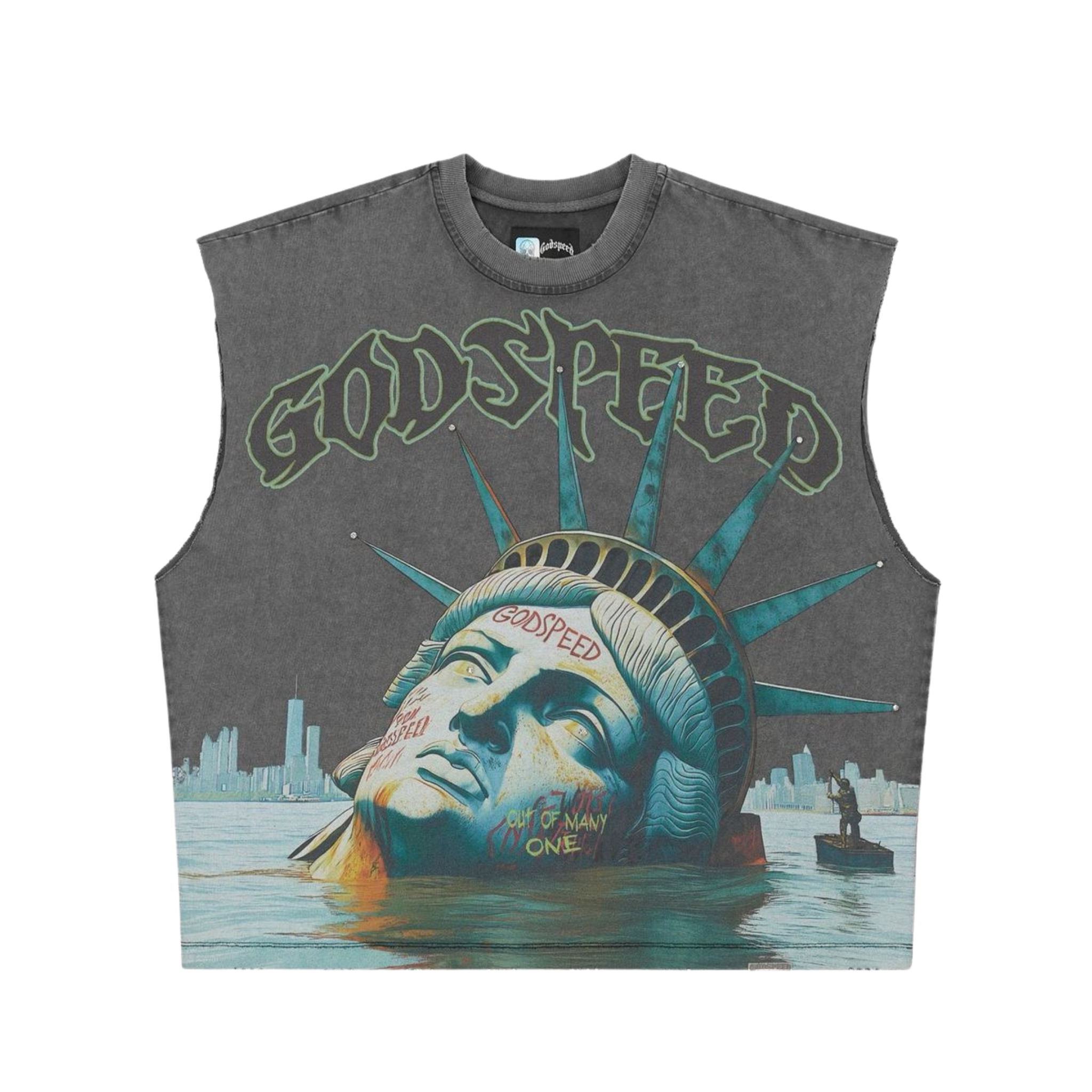 Godspeed "Sunken Liberty" Sleeveless (Grey)