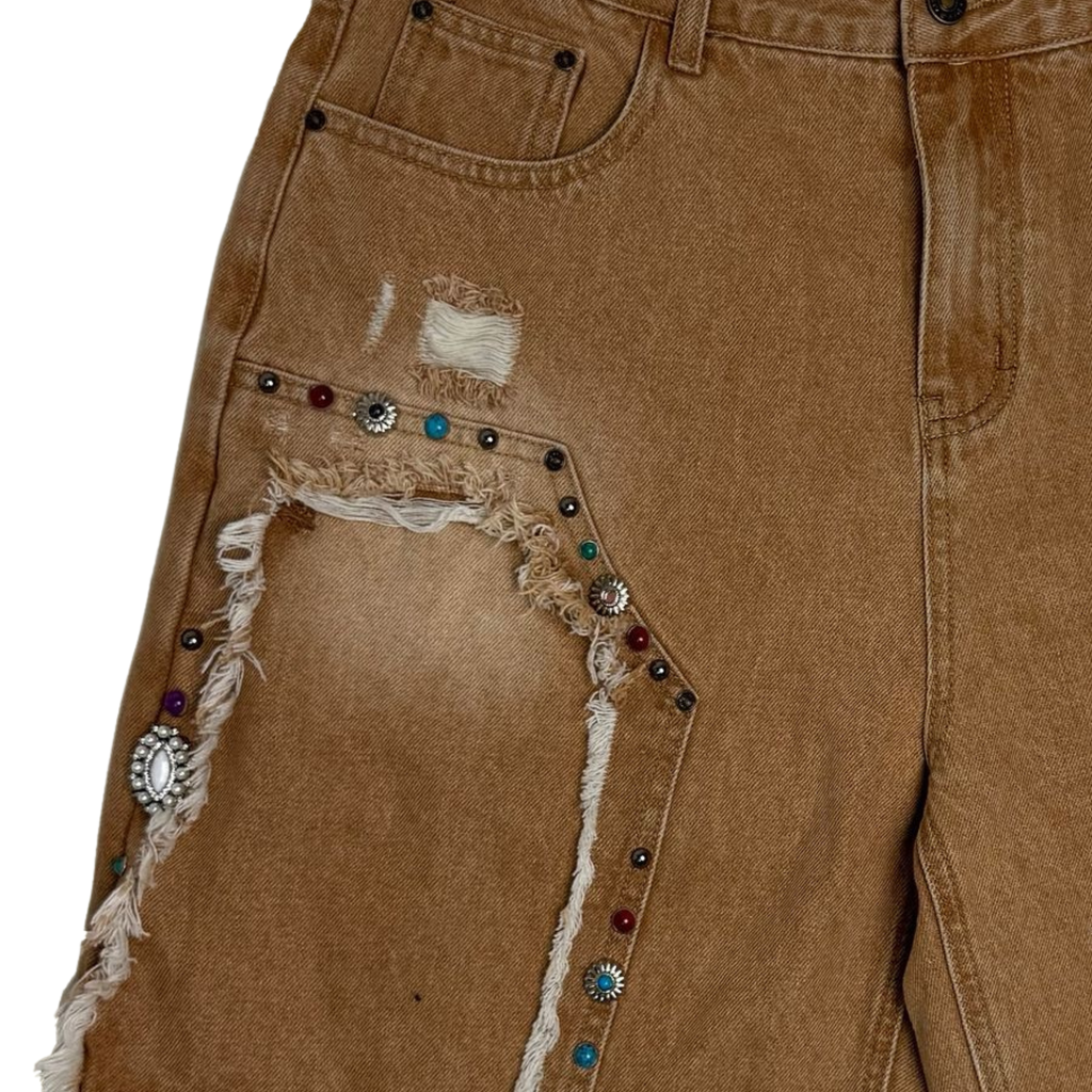 DRY ROT "Cowboy Jewelz" Denim (Brown)