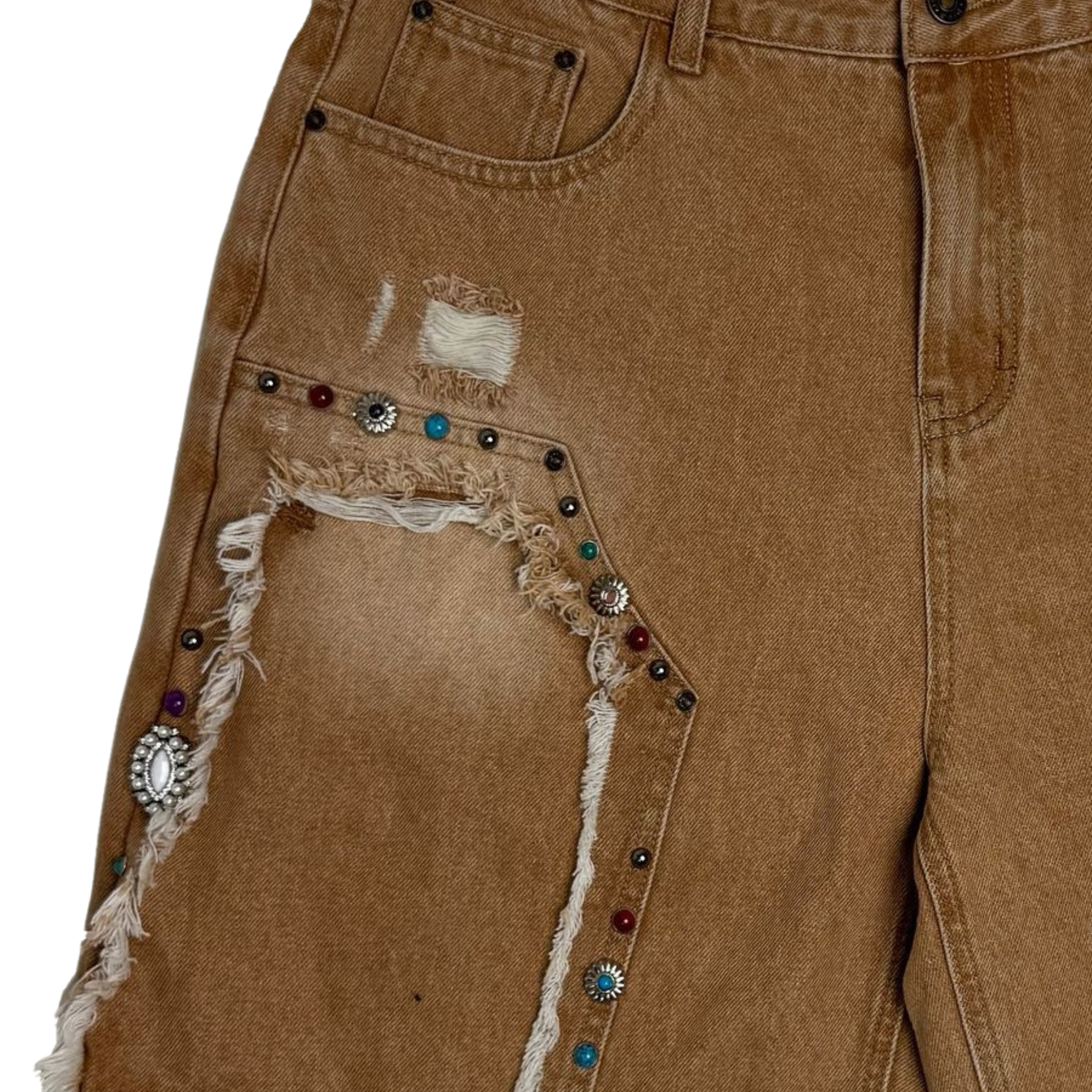 DRY ROT "Cowboy Jewelz" Denim (Brown)