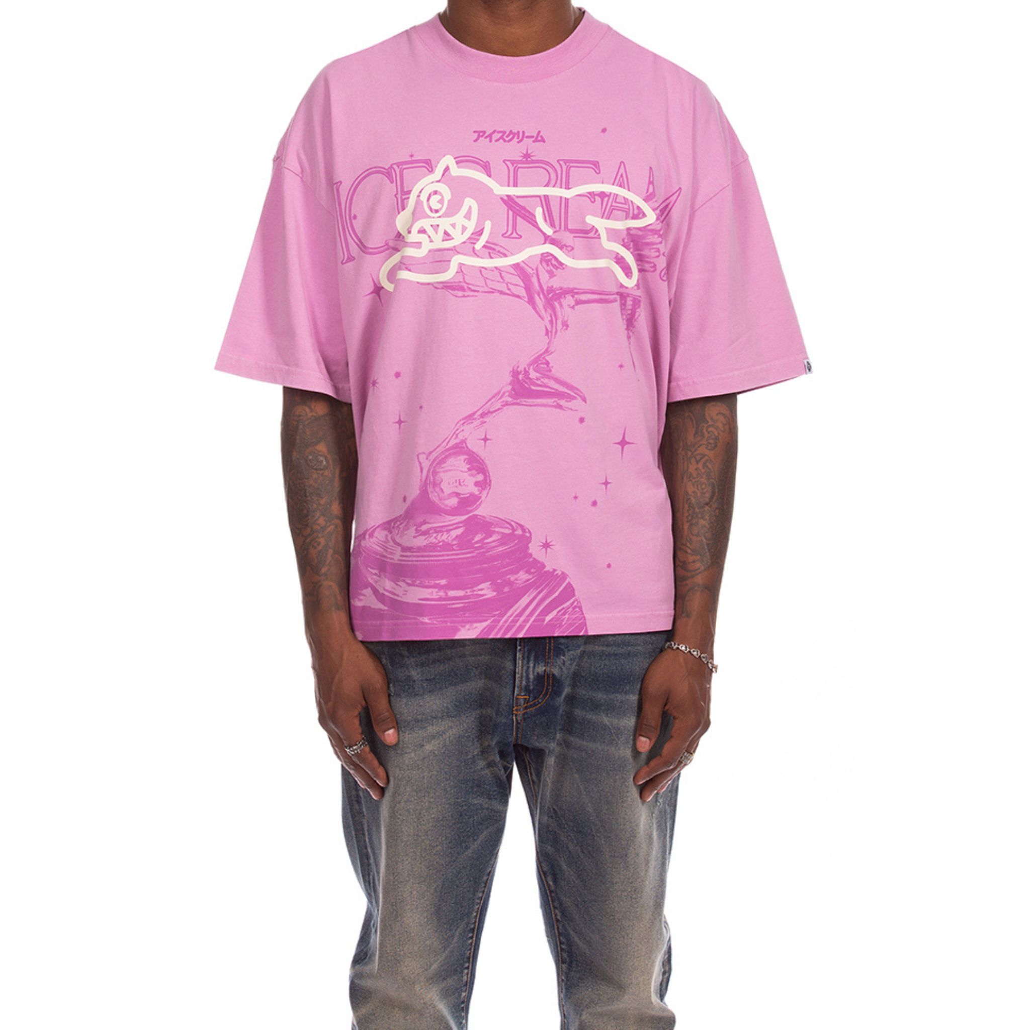 Icecream "Fudge" SS Knit Tee (Orchid)