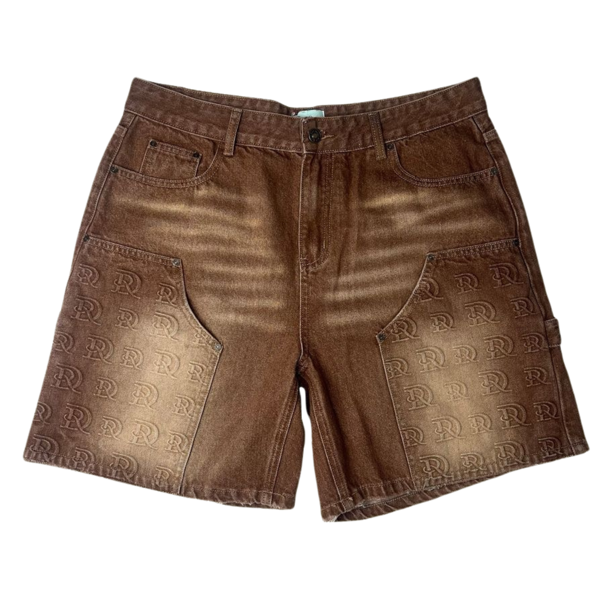 DRY ROT "Dr. Stamped" Cargo Shorts (Brown)