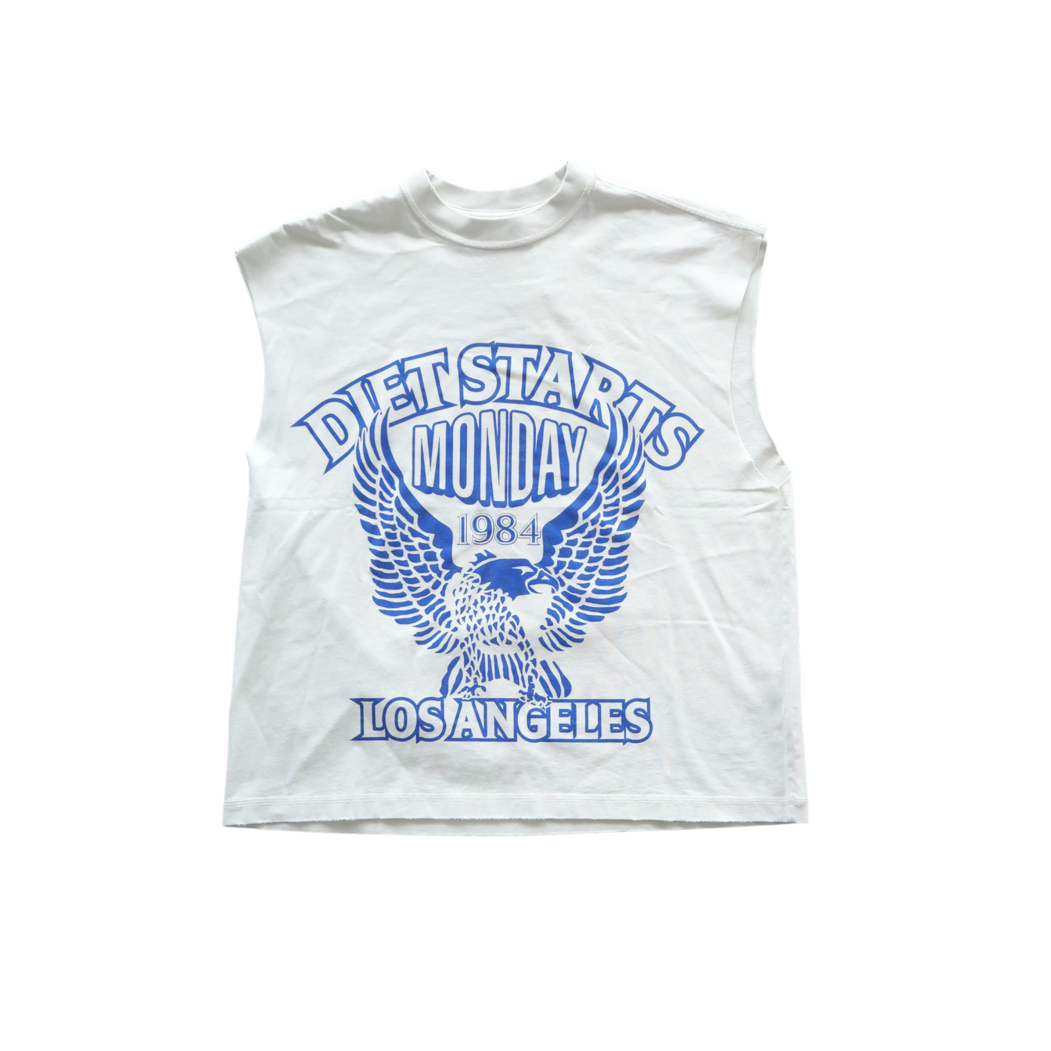 DSM "Eagle84" Cut Off Tee (Antique White/Navy)