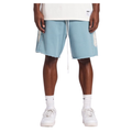 Memory Lane "Studded Fleece" Long Shorts (Slate Blue)