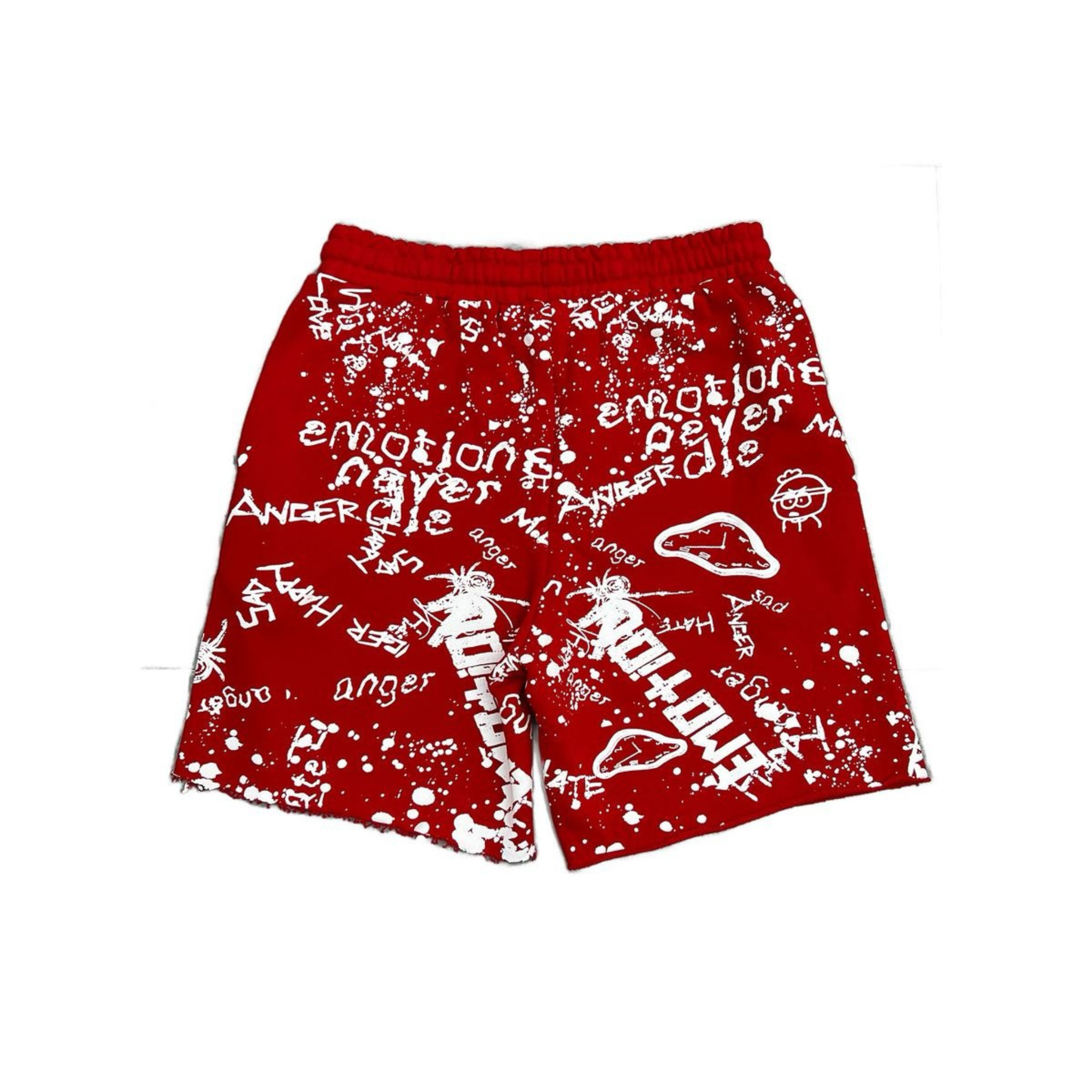 Mixed Emotion "Graffiti" Shorts (Red)