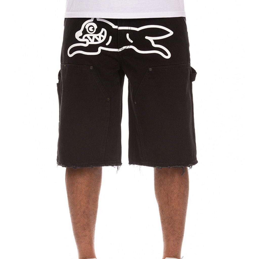 Icecream "Angelo" Jean Shorts (Black Caramel)