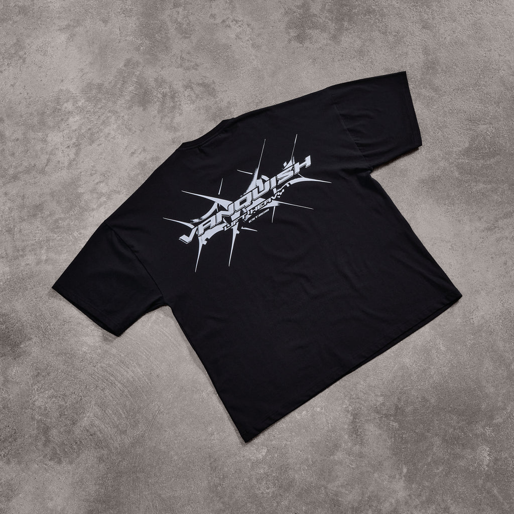 Vanquish x DT Lift Heavy Black Oversized T Shirt