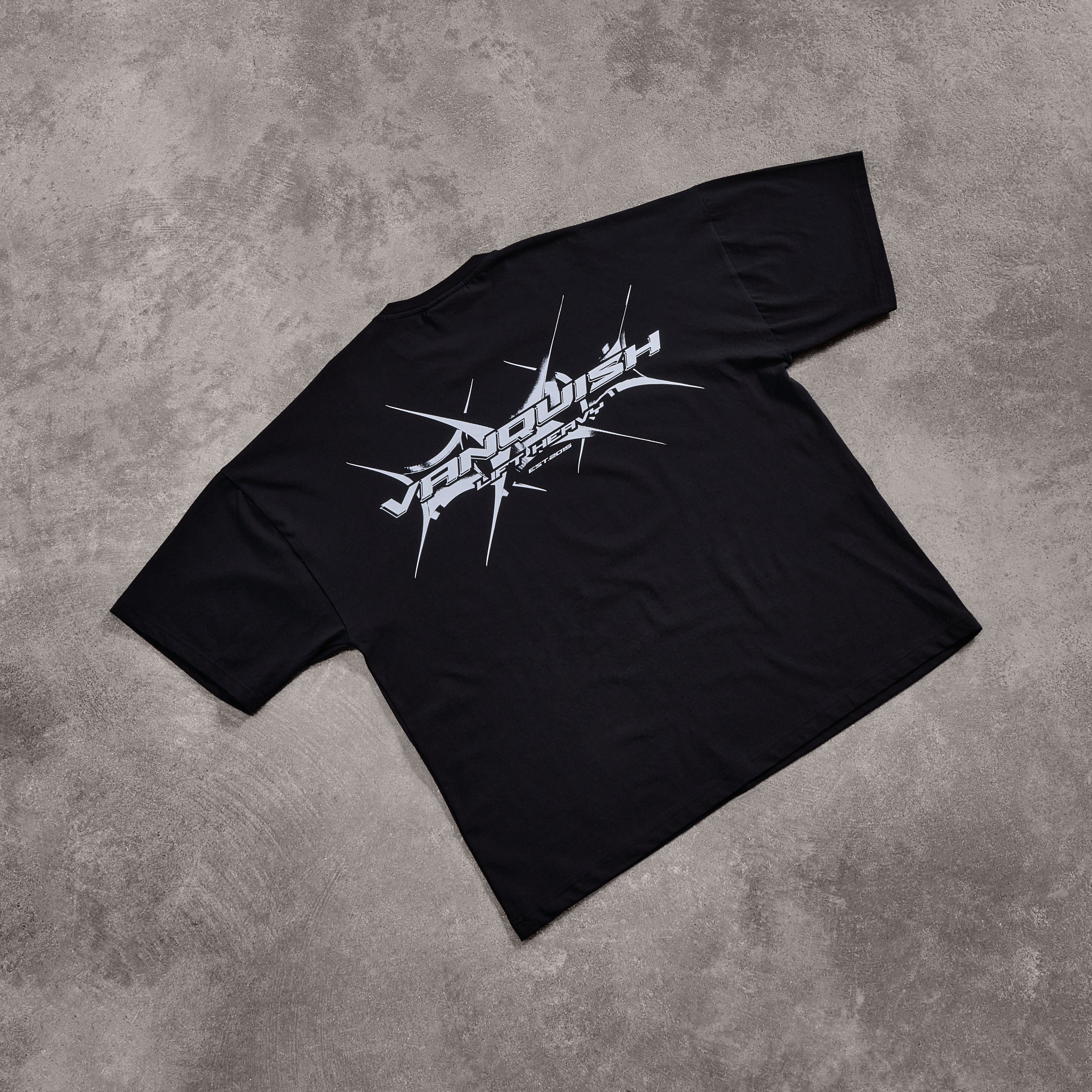 Vanquish x DT Lift Heavy Black Oversized T Shirt