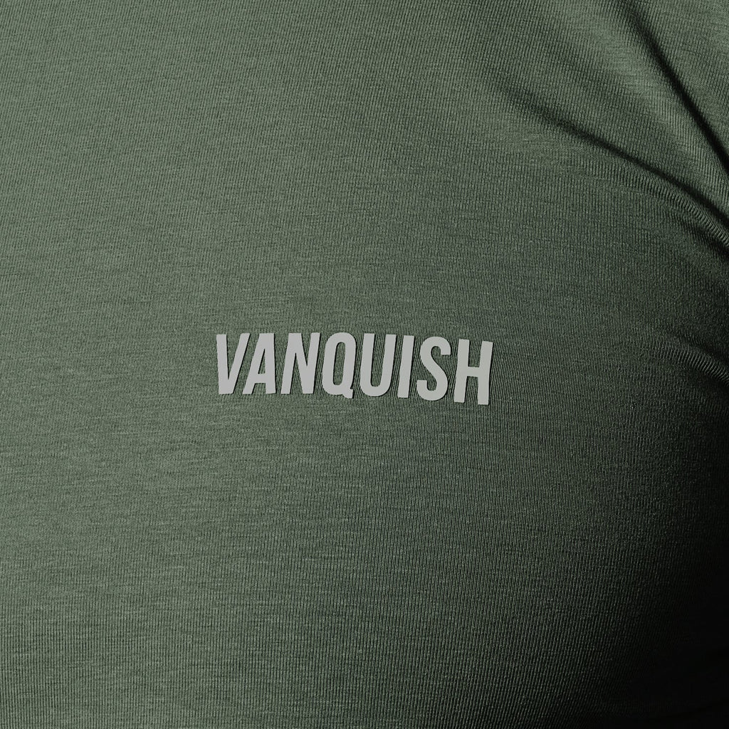 Vanquish Essential Forest Green Slim Fit Short Sleeve T Shirt