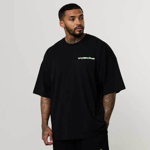 ACID BLACK OVERSIZED T SHIRT