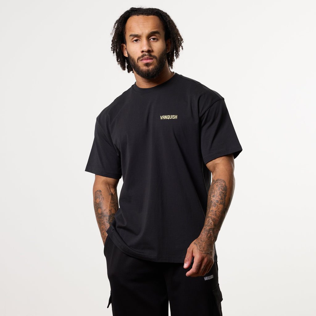 GRAFFITI BLACK OVERSIZED T Shirt
