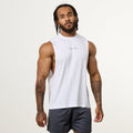 Vanquish Ultra Soft White Oversized Sleeveless T Shirt