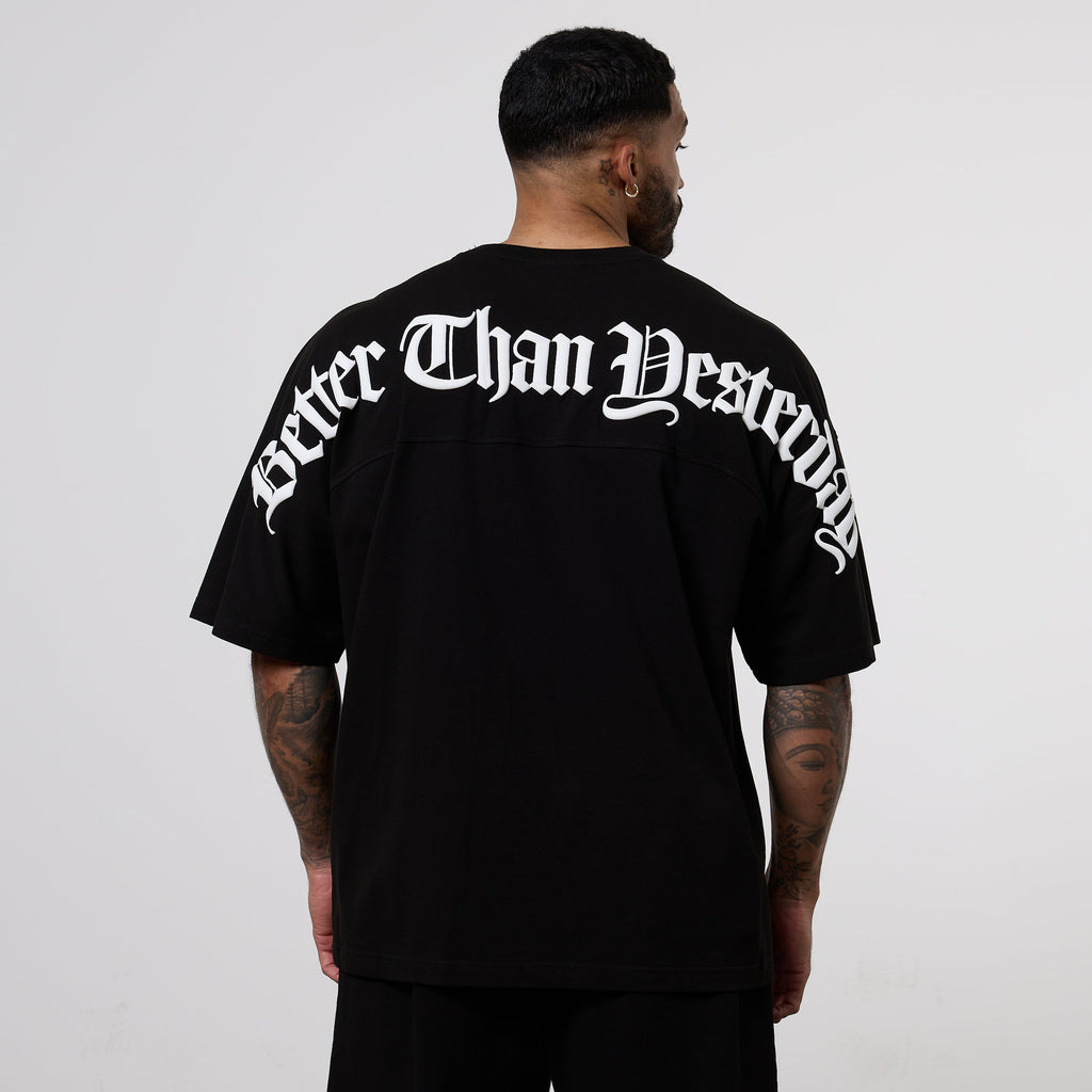 Vanquish Dark Script Black Oversized T-Shirt