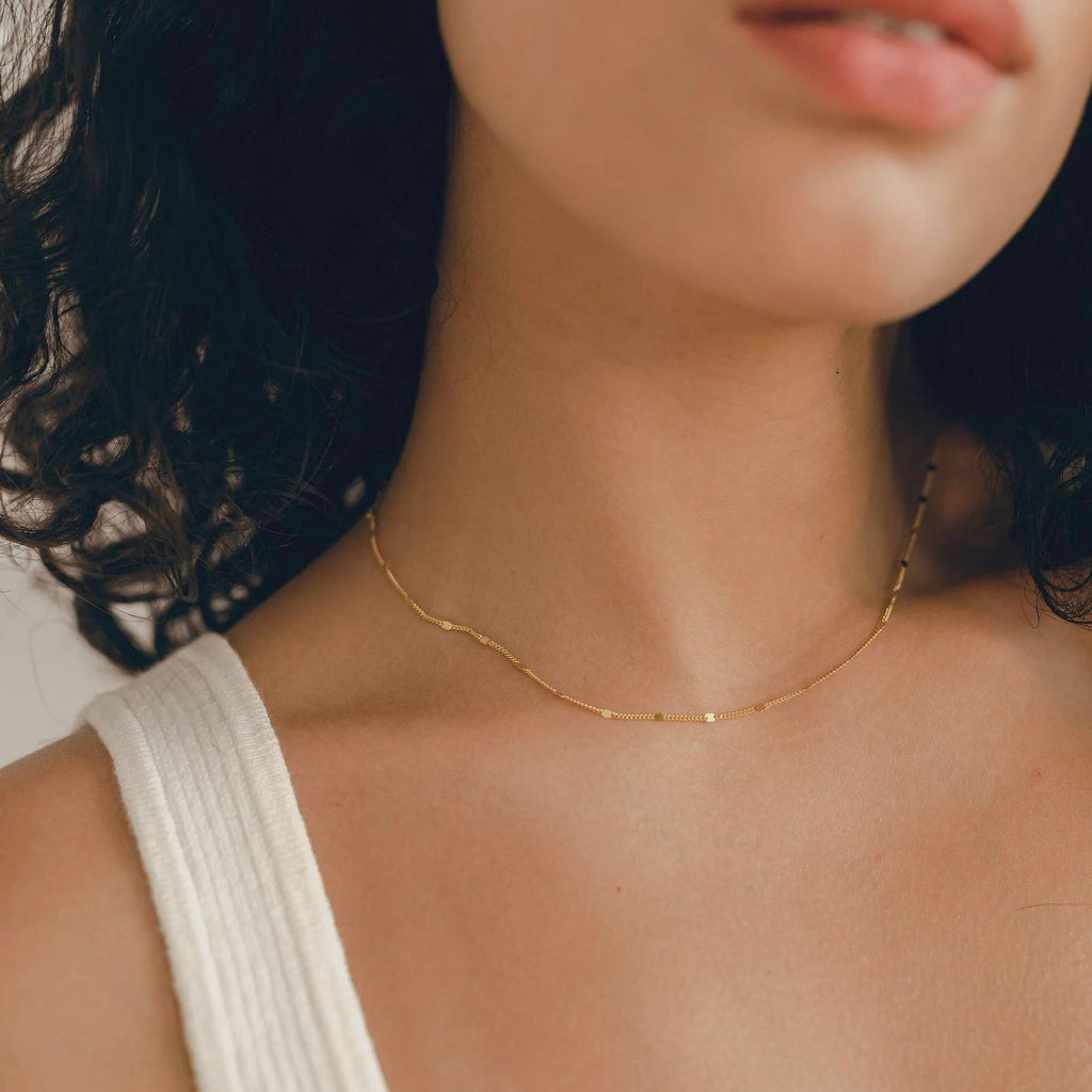 Gold Dainty Layering Chain