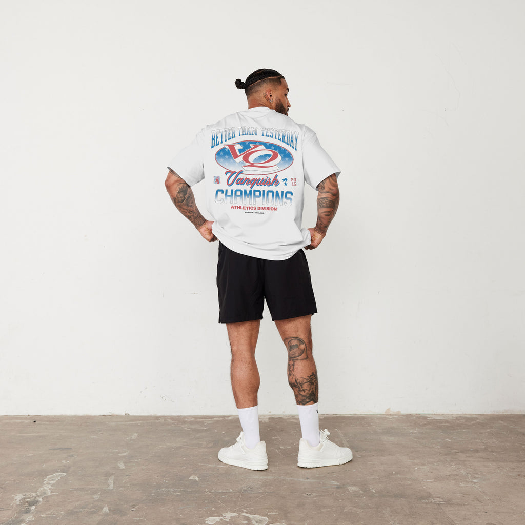 Vanquish Revolve Heritage Star White Oversized T Shirt