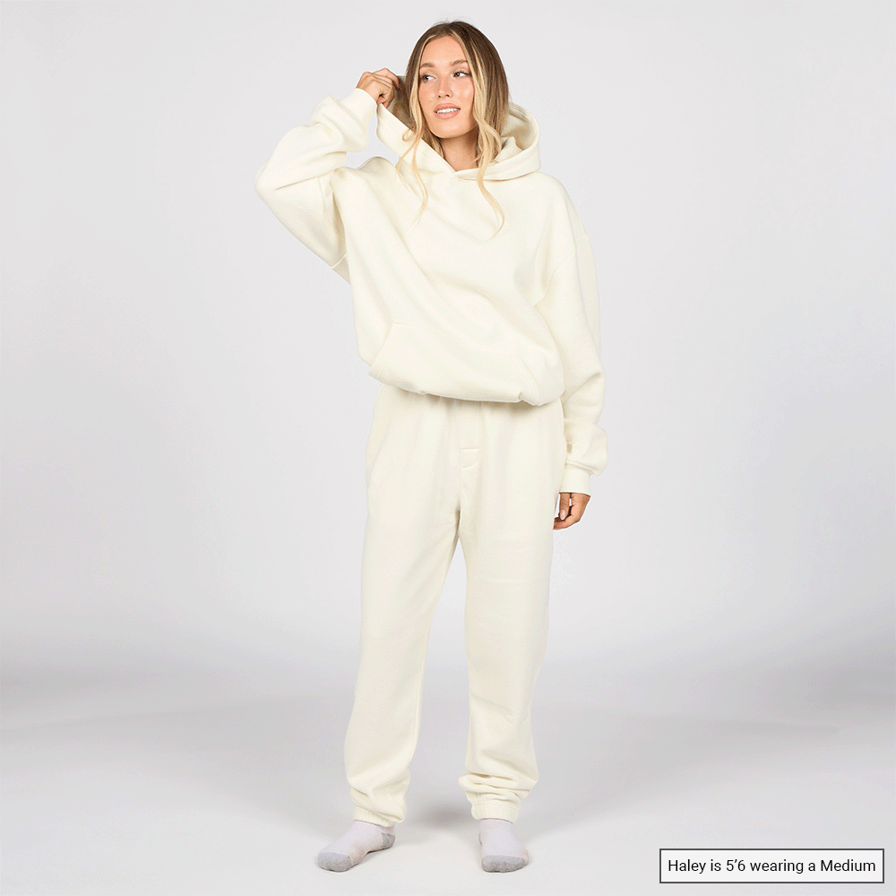 (New) Weighted Hoodie - Bone