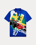 Polo Ralph Lauren Classic Fit Mesh Graphic Polo Shirt