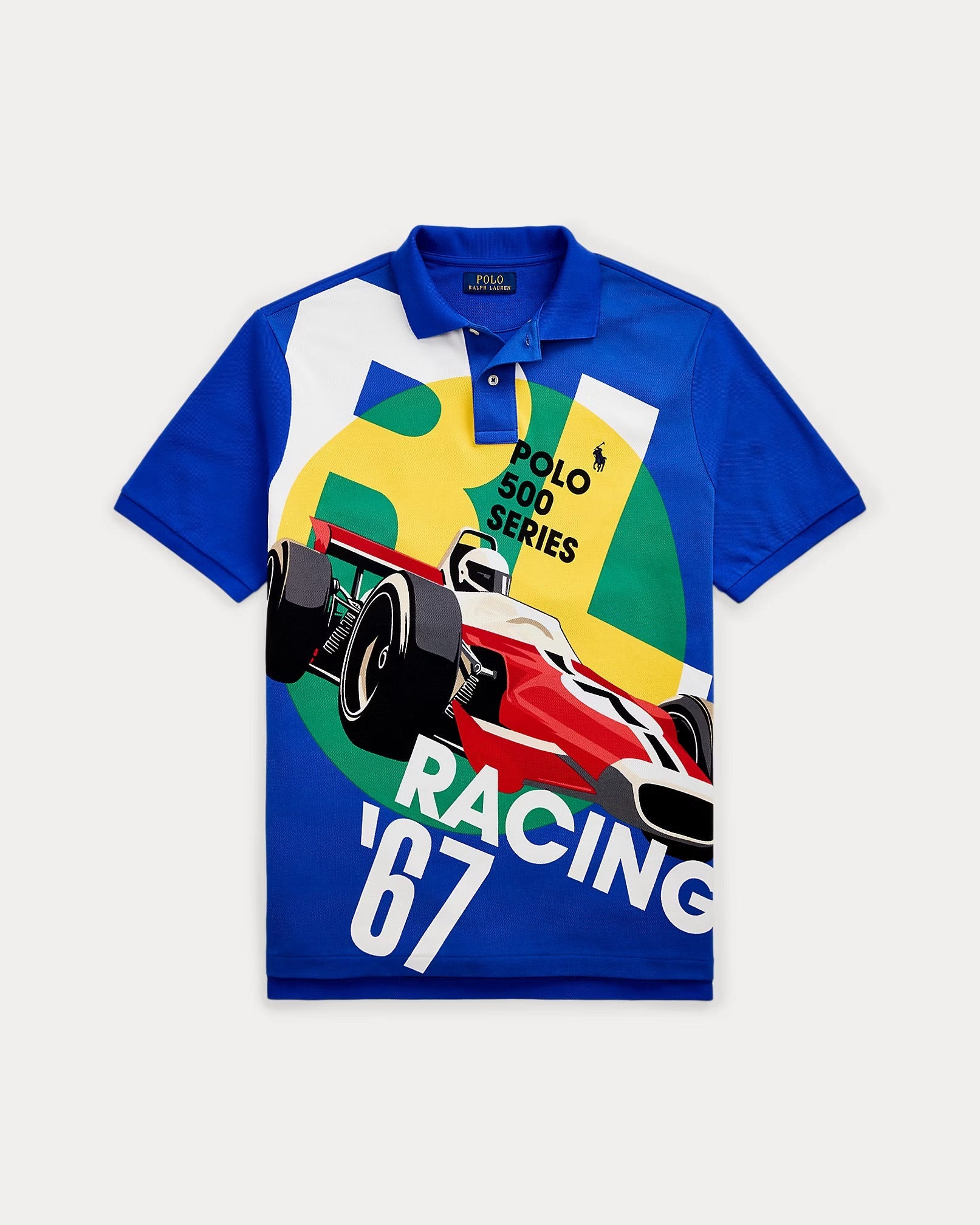 Polo Ralph Lauren Classic Fit Mesh Graphic Polo Shirt
