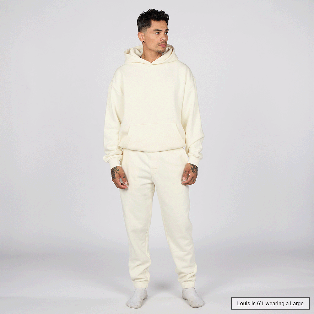 (New) Weighted Hoodie - Bone