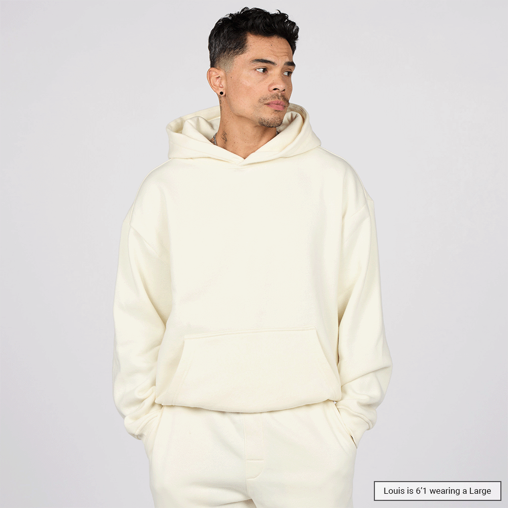 (New) Weighted Hoodie - Bone