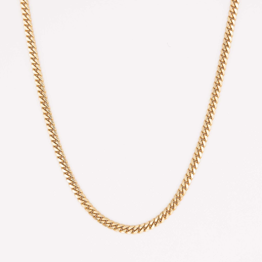 18K Solid Gold Miami Cuban Chain 5mm