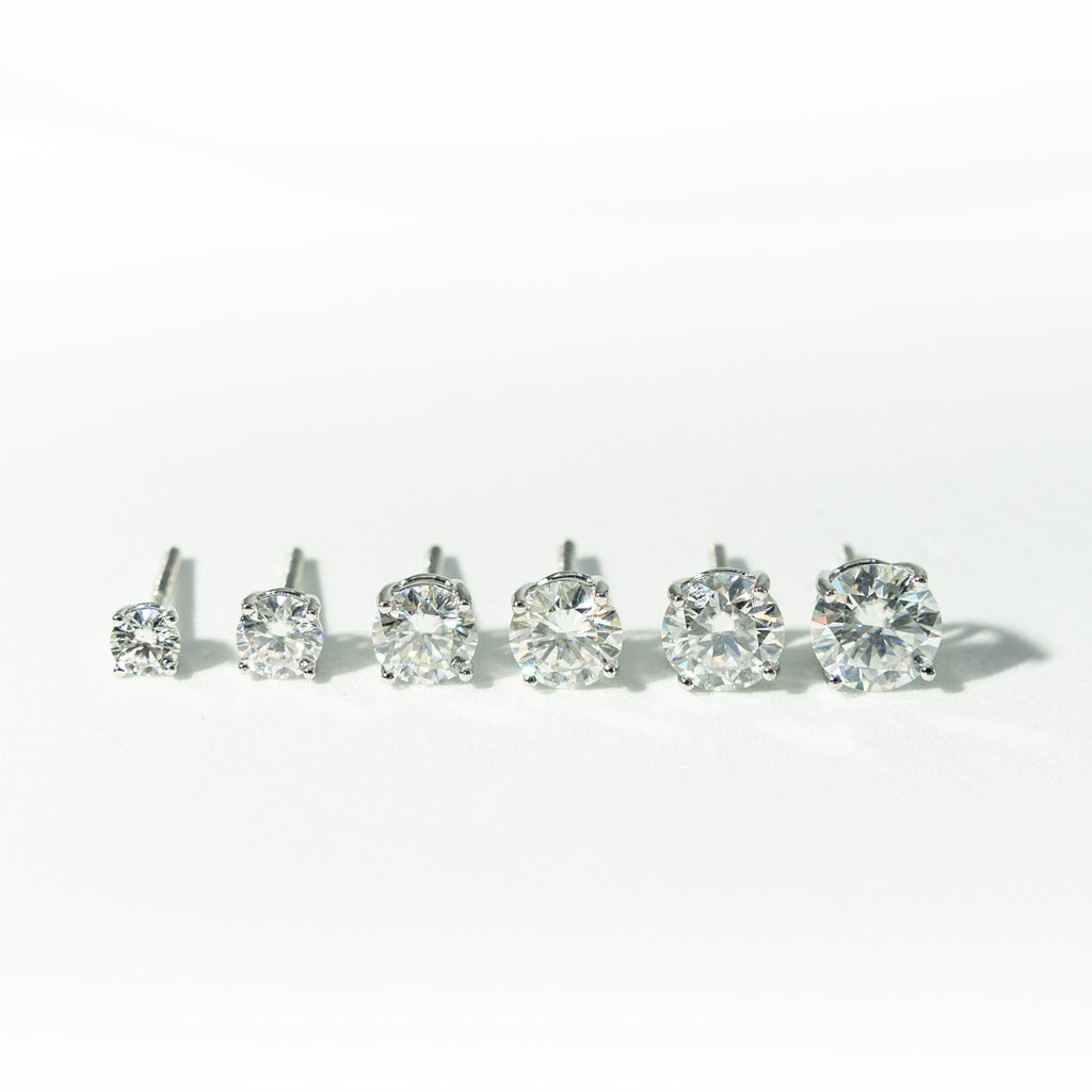 1 cwt. Classic Four Prong Diamond Studs