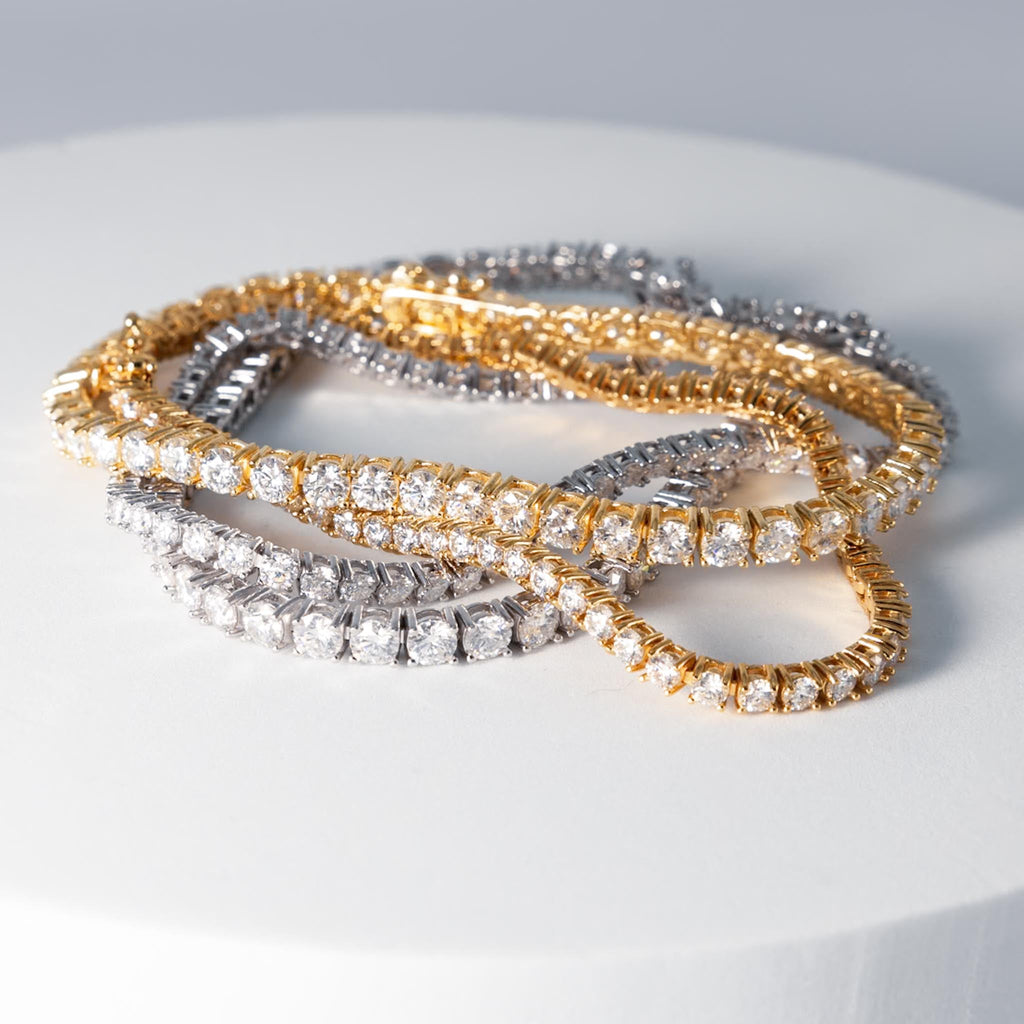 3mm Tennis Bracelet Moissanite