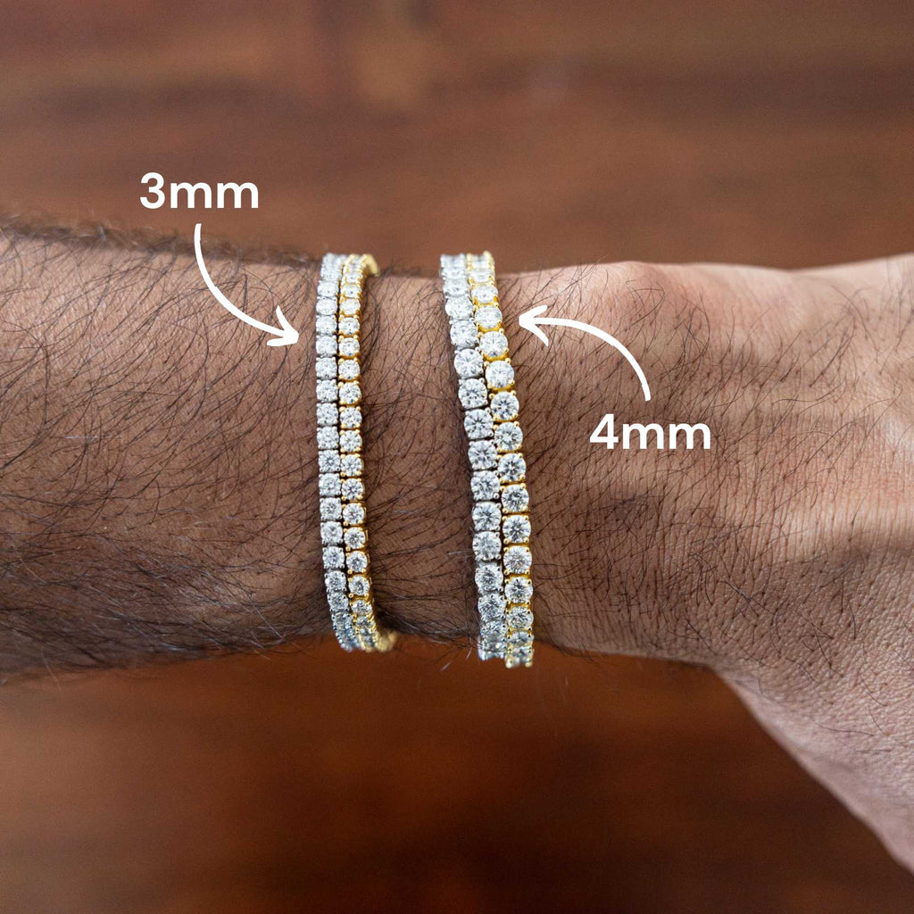 3mm Tennis Bracelet Moissanite
