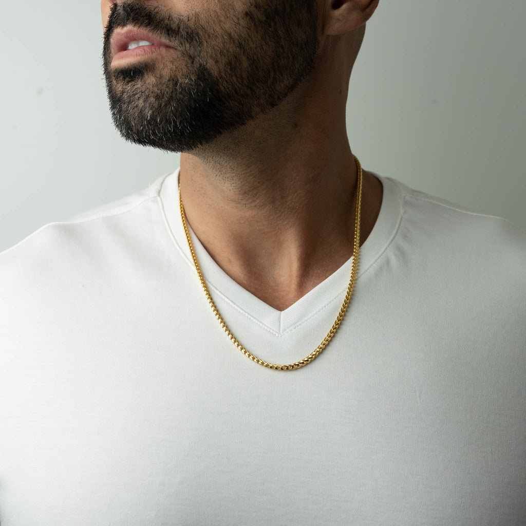 3mm Gold Franco Chain