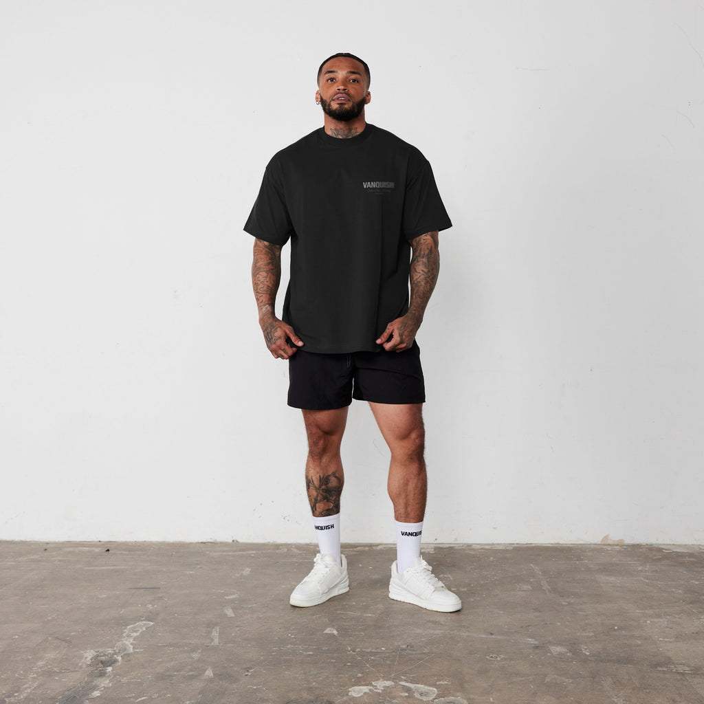 REVOLVE MOMENTUM BLACK OVERSIZED TEE