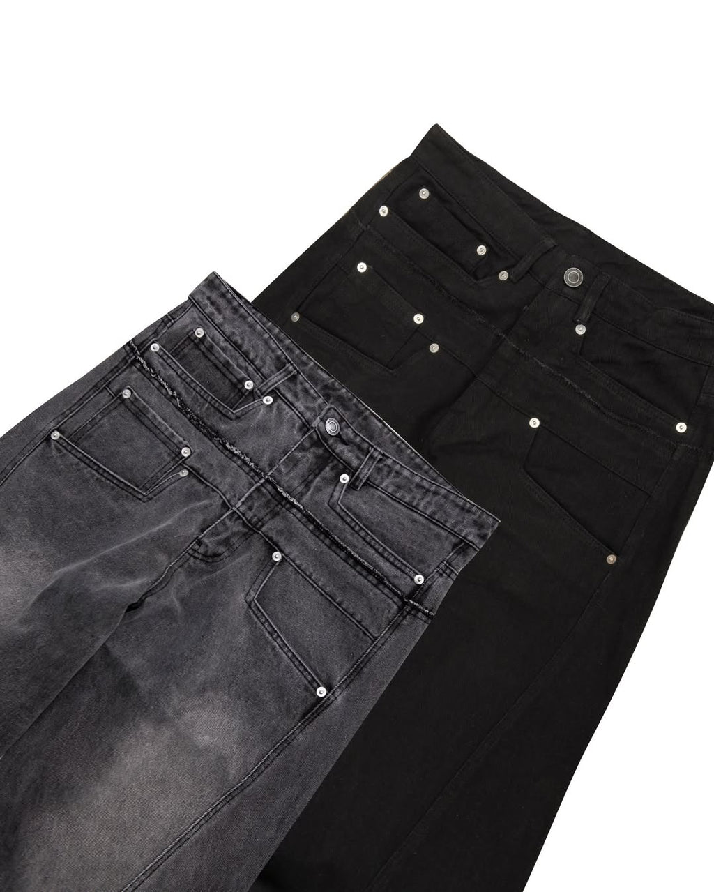 [1729] CUT-UP ENGINEERED JEANS