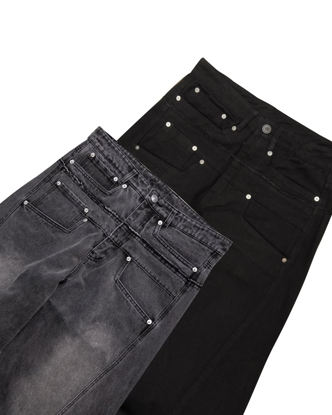 [1729] CUT-UP ENGINEERED JEANS