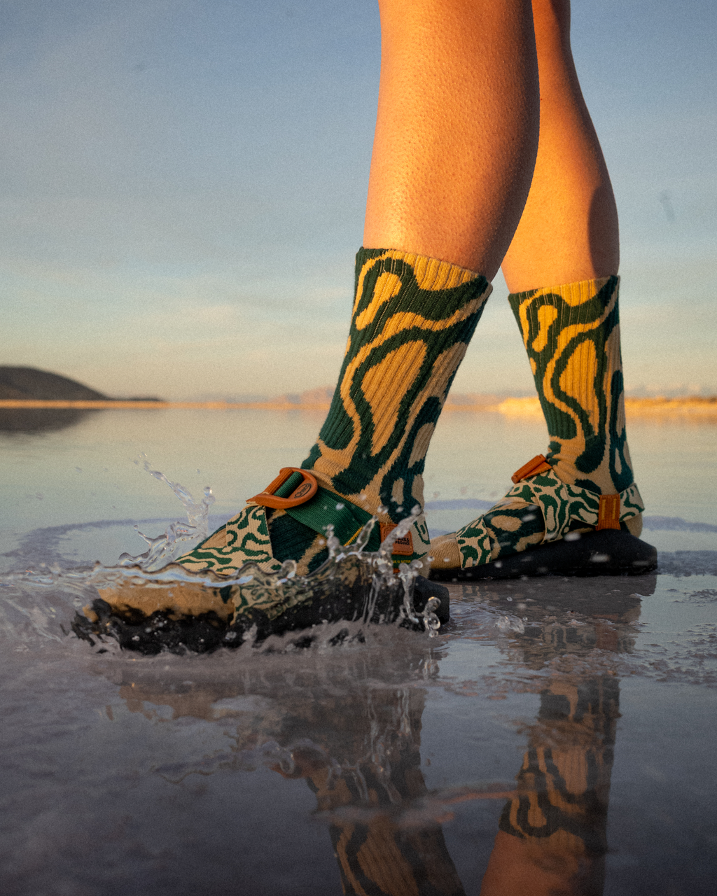 Yellowstone Geysers Trail Sock