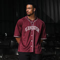 VANQUISH RED OVERSIZED BASEBALL JERSEY