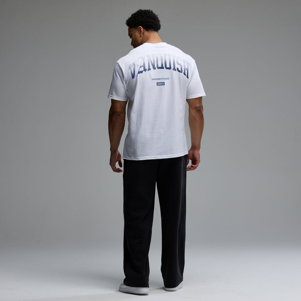 REVOLVE FADE WHITE BLUE OVERSIZED T SHIRT