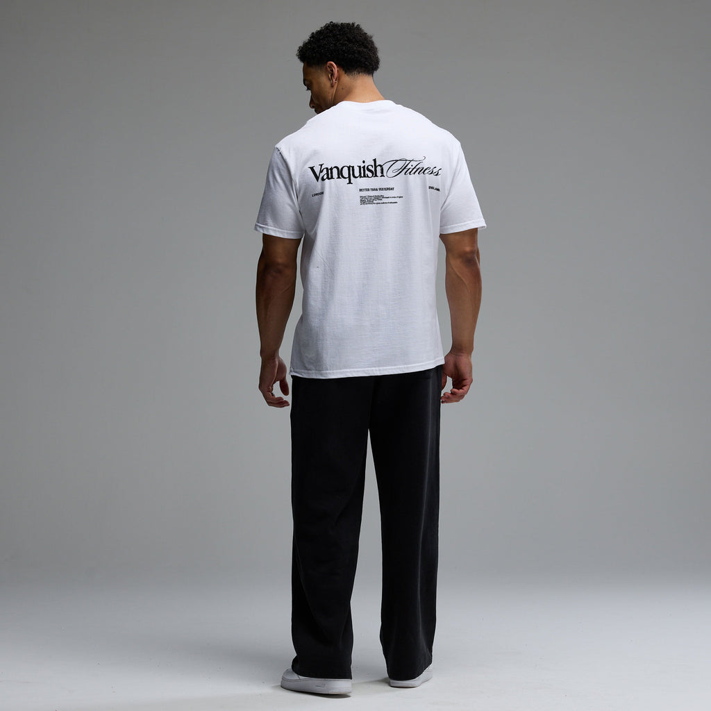 REVOLVE SCRIPT WHITE OVERSIZED T SHIRT