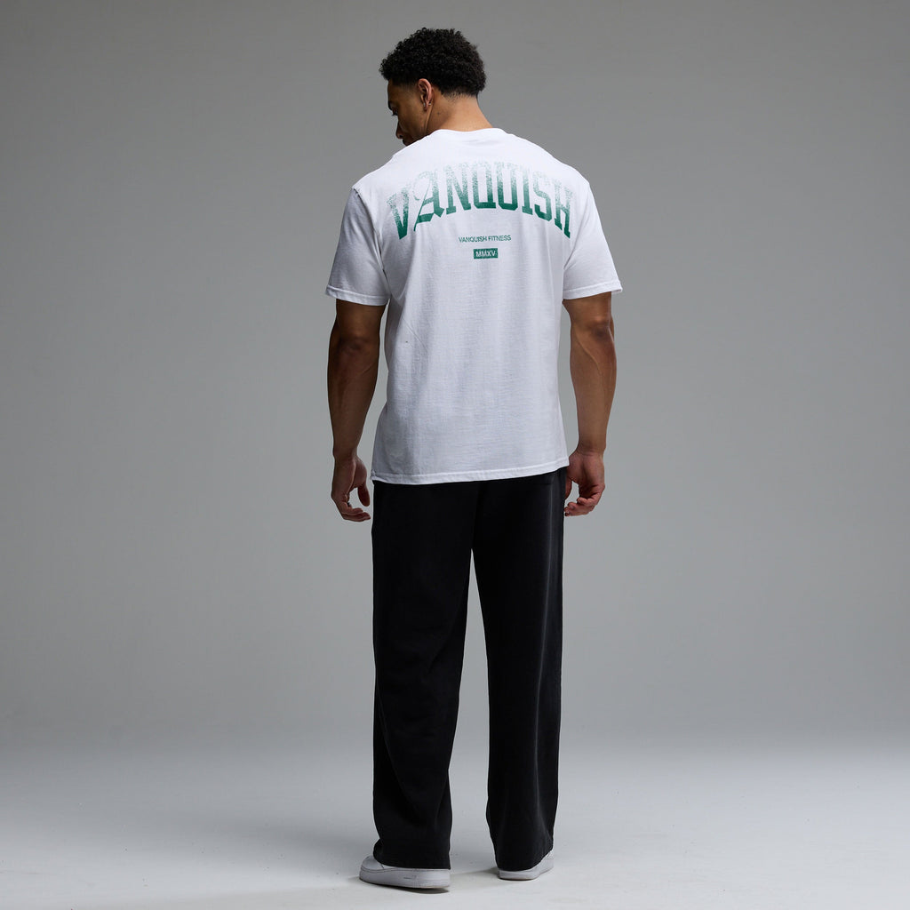 REVOLVE FADE WHITE GREEN OVERSIZED T SHIRT